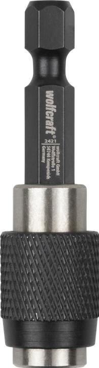 Produktbild wolfcraft 1 Bithalter m. Schnellwechselfutter l=52