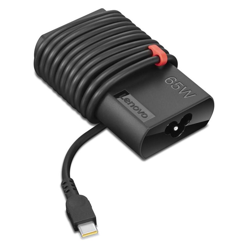 Lenovo 4X20V24684 Adapter und Wechselrichter Indoor 65 W Schwarz (65 W), Notebook Netzteil, Schwarz