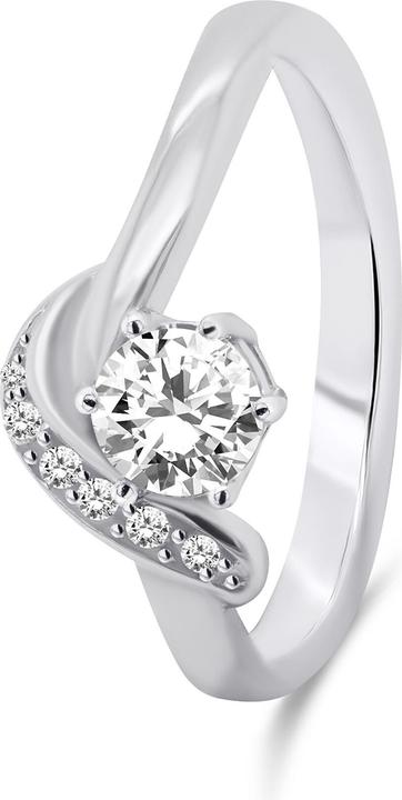 Produktbild Brilio Silver - Elegant silver ring with zircons RI048W - Circuit: 56 mm (56)