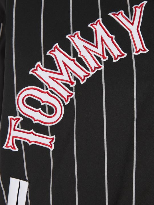 Produktbild Tommy Hilfiger Tommy Jeans Pinstripe Letterman Bomberjacke - 88915 (XS)