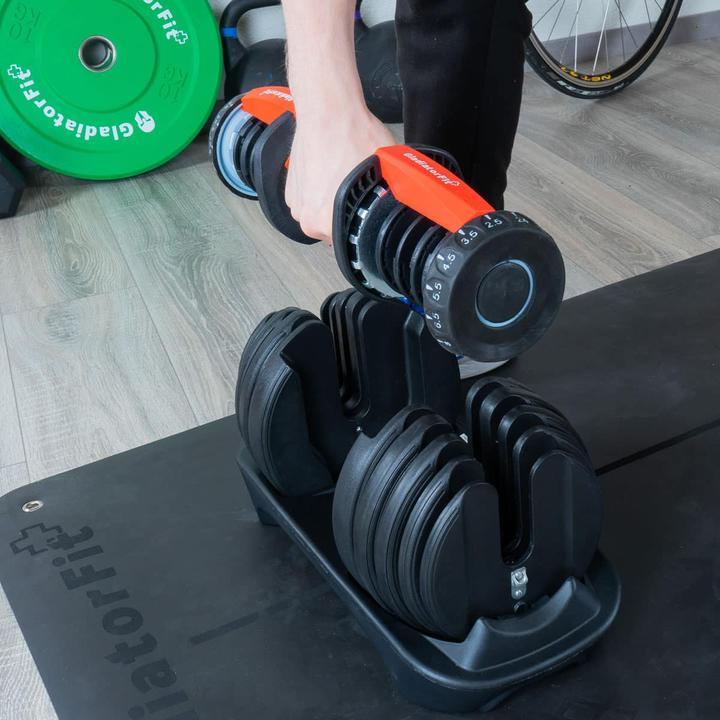 Actual product image Gladiatorfit Adjustable Dumbbell (1 x 2 kg - 24kg)