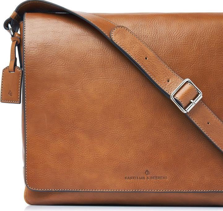 Produktbild Castelijn & Beerens Mark Aktentaschen Messenger RFID Schutz Leder 39 cm Laptopfach
