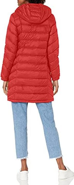 Actual product image Tommy Hilfiger Mid Length Chevron Quilted Packable Down Jacket (S)