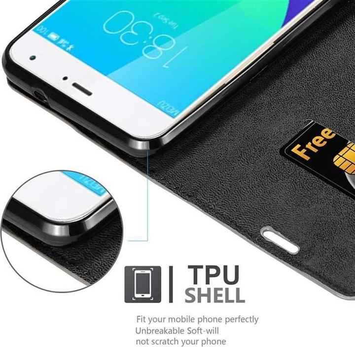 Actual product image Cadorabo Book Invisible Magnet Cover (Meizu MX4)