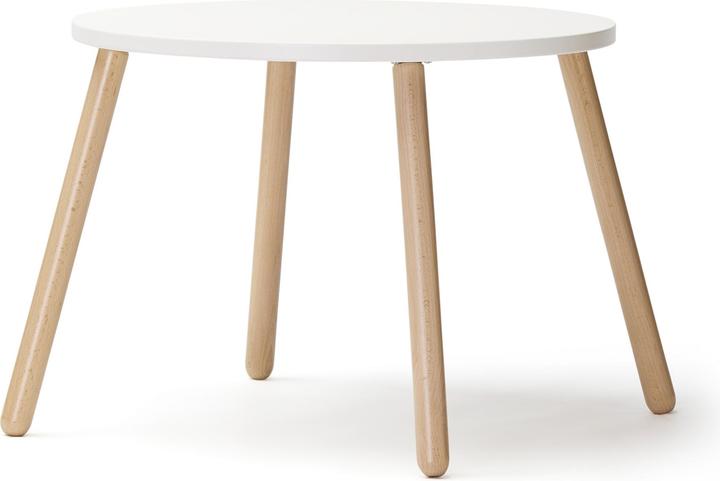 Produktbild Kids Concept Tisch und zwei Hocker, weiss (Kinderhocker)