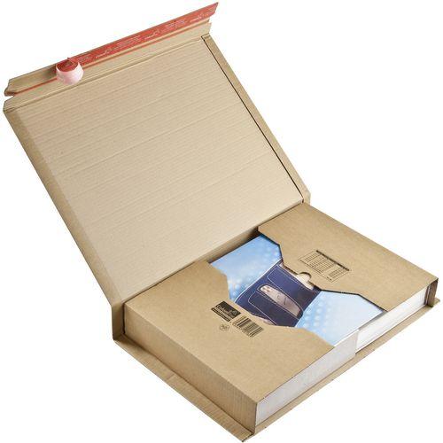 Colompac, Versandkarton + Versandbox, CP020.18 Flexible Wickelverpackung aus Wellpappe, 455 x 320 x 70 mm, braun (51 x 3...