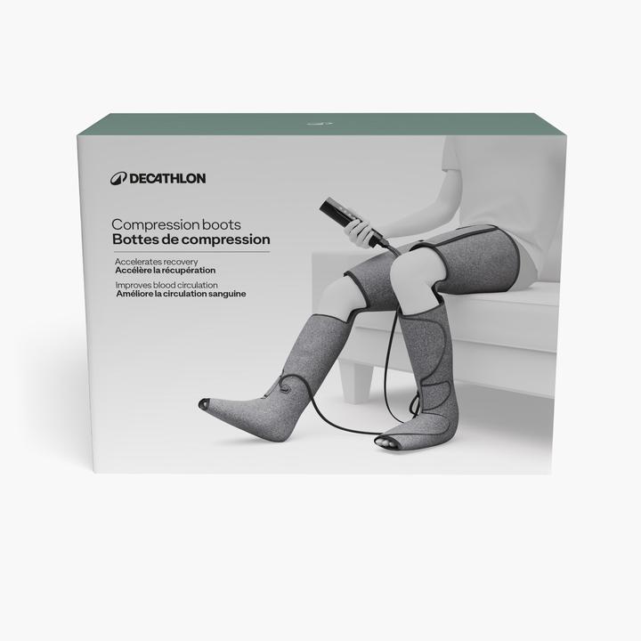 Image du produit Decathlon Bottes de compression réglables 3 programmes (Taille unique)