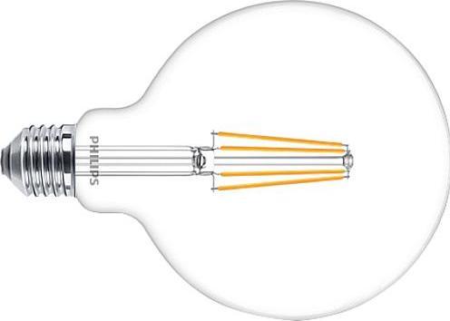 Immagine prodotto Philips Professional Lampada MASTER VLE LEDBulb D 5.9-60W E27 927 G120 CL G (E27, 5.90 W, 806 lm, 1 x, D)