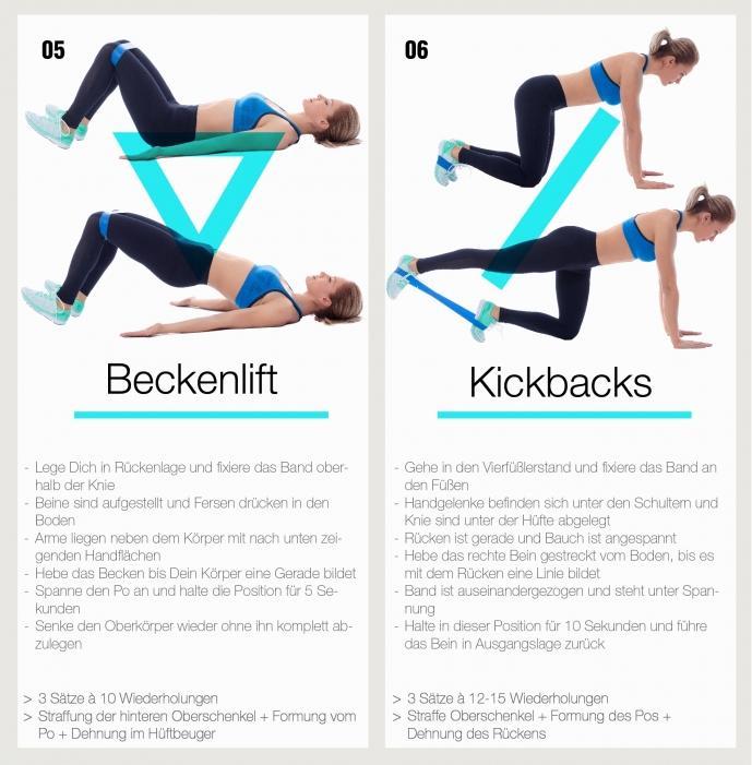 Actual product image Gorilla Sports Resistance Band Set (0.50 m, Strong, Extra strength, Medium, Extra Light, Easy)