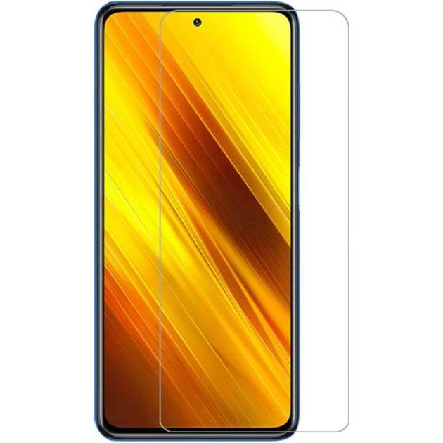 MU Budget Schutzglas Displayschutz (1 Stück, Xiaomi Poco X3), Smartphone Schutzfolie, Transparent
