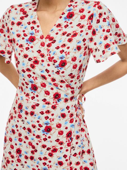 Produktbild Vila VILOVIE Kurzärmeliges Kleid mit V-Ausschnitt (42)