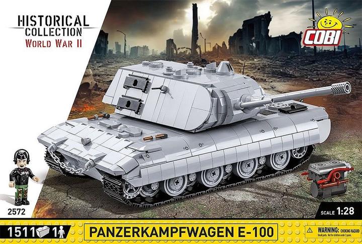 Actual product image Cobi E-100 armoured fighting vehicle