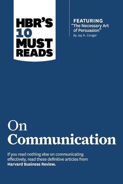 Produktbild HBR's 10 Must Reads on Communication (Englisch, Cialdini Review, Harvard Business, 2013)