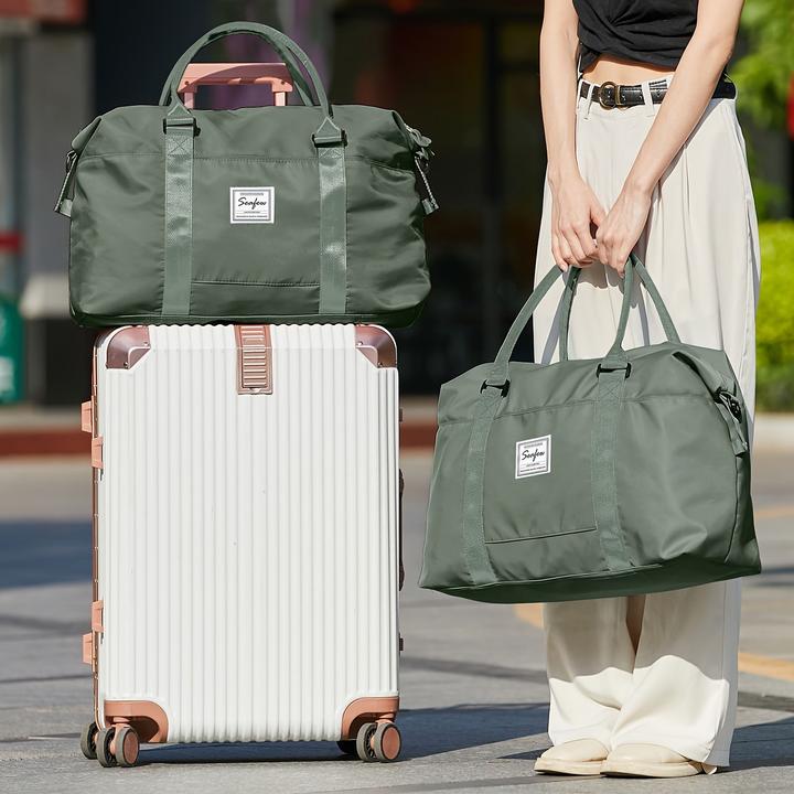 Produktbild Only-Bags.Store Grosse Kapazität Travel Overnight Bag, Solid Color Vielseitige Duffle Bag, leichte Business Trip