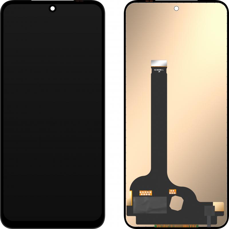 MP Display Unit für Motorola Edge 30 Neo, w/o Frame, Aftermarket, Schwarz (Display, Motorola Edge 30 Neo), Pezzi di ricambio per dispositivi mobili, N