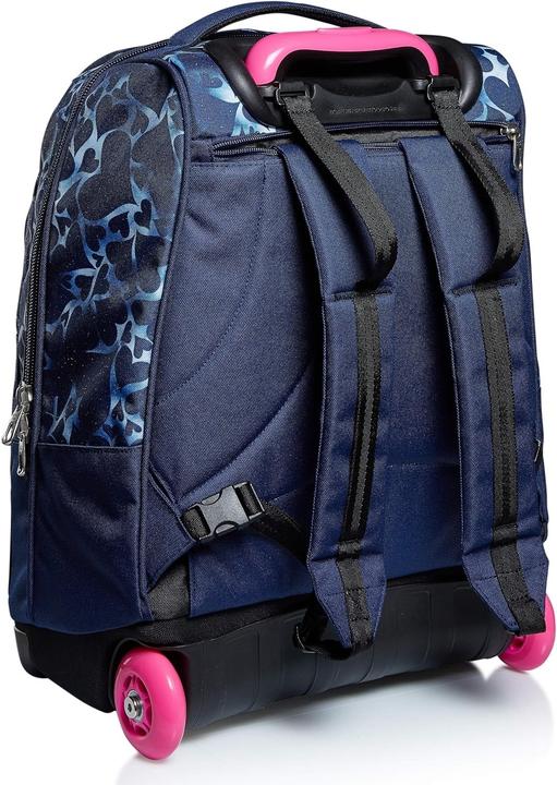 Actual product image Seven Dyed Hearts Blue Trolley Backpack (35 l)
