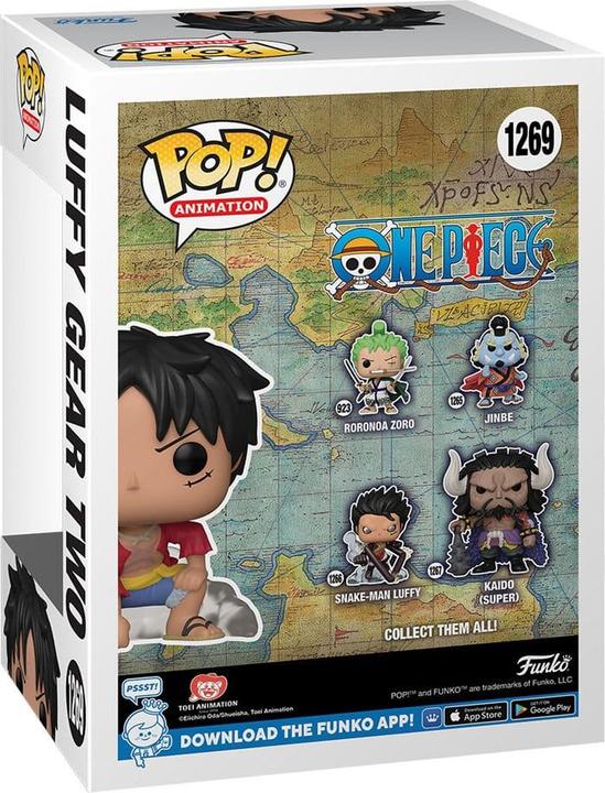 Actual product image Funko POP! One Piece Luffy Gear Two EXM