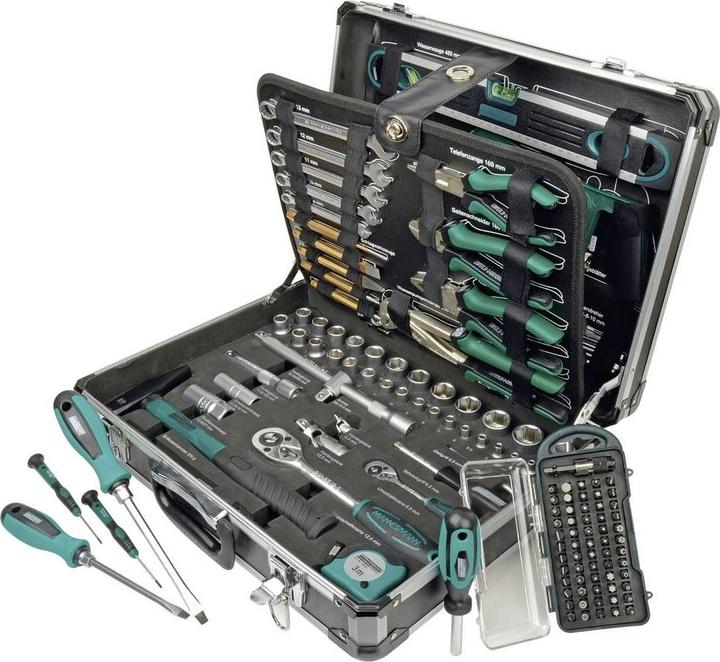 Actual product image Mannesmann Toolbox (160 pieces)