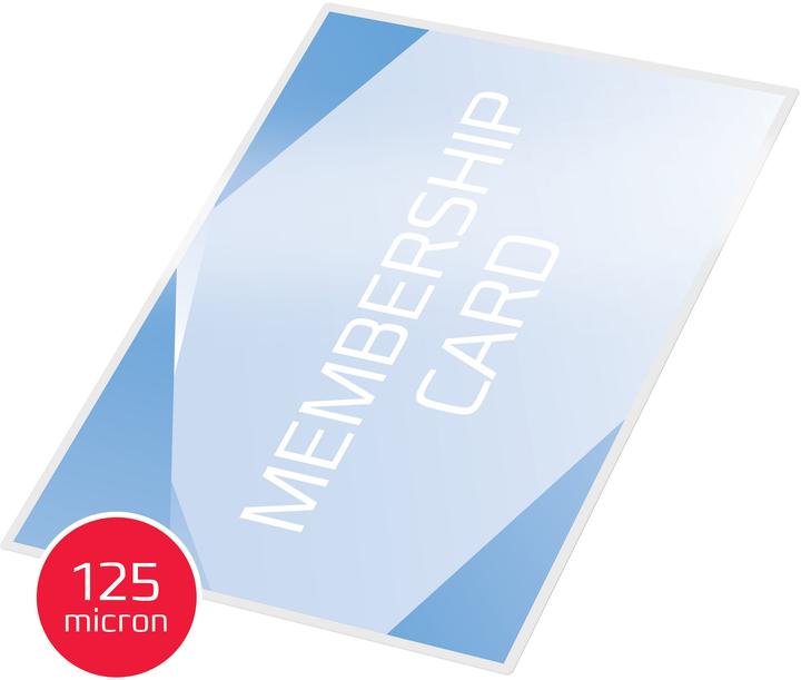 Actual product image GBC CARD POUCH - Hot Laminating Foil Pockets (A7, 100 pcs., 125 µm)