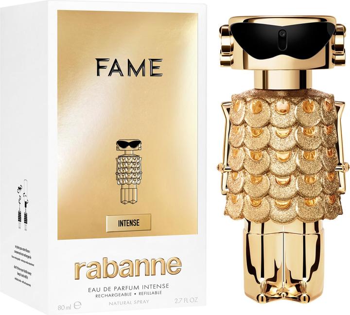Actual product image Paco Rabanne Fame Intense Eau De Parfum Spray 80ml Refillable (Eau de parfum, 80 ml)