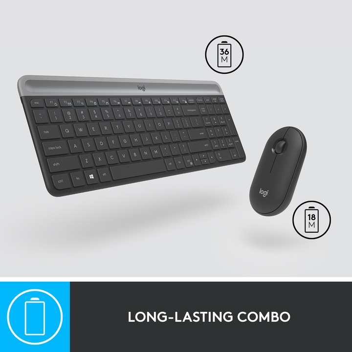 Actual product image Logitech MK470 Combo (CH, Wireless)