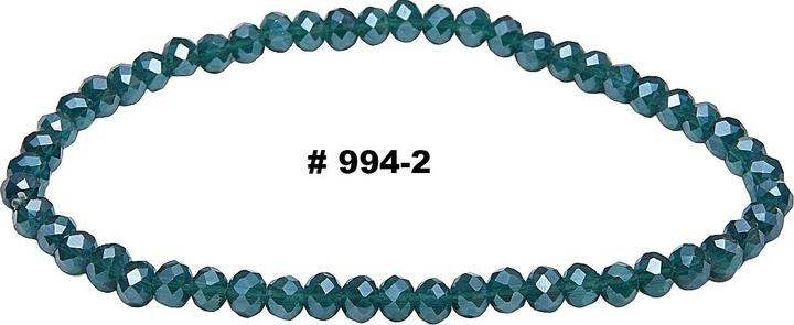 Immagine prodotto Leyda Bracciale con cristalli di zirconia cubica (18 cm, Cristalli di ciconia)