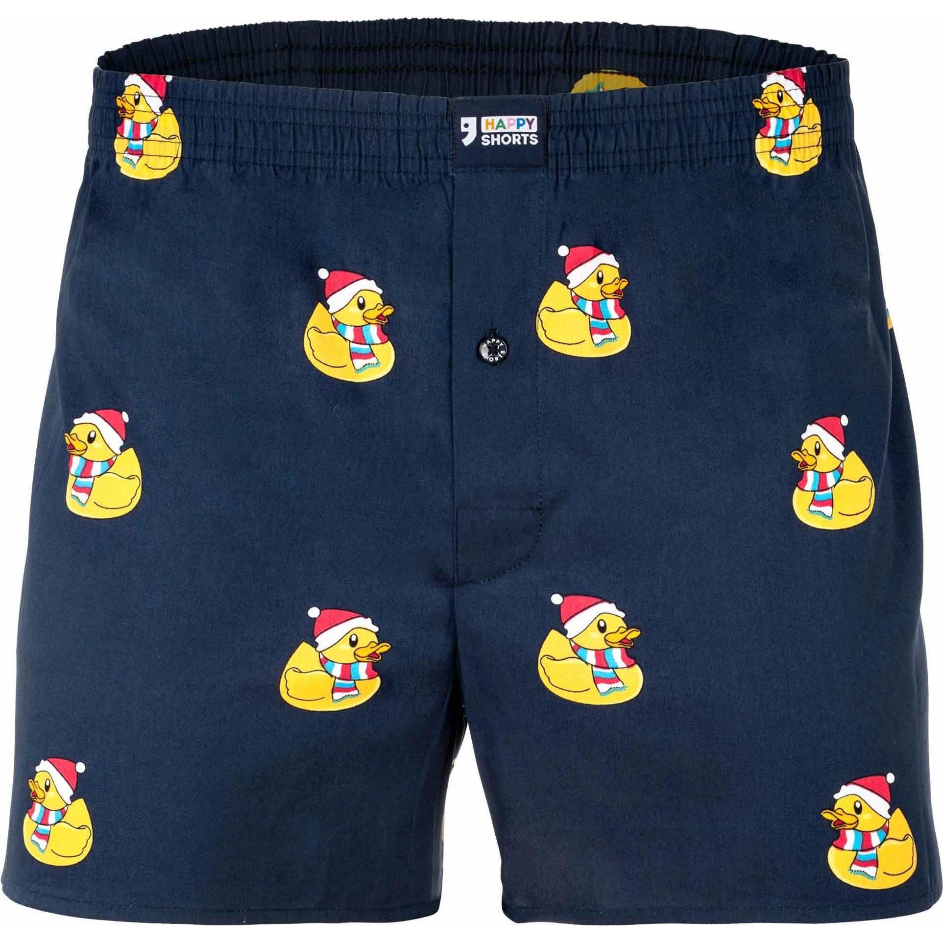 Happy shorts, Herren, Unterhosen, X-mas, Grau, (L, Einzelpack)