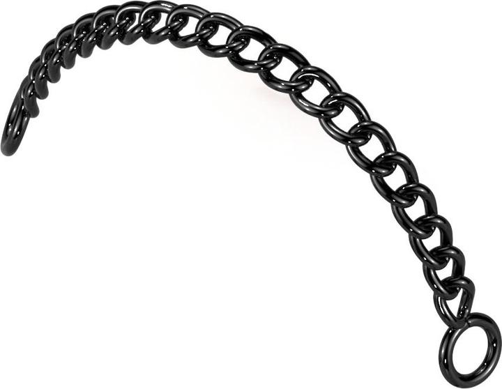 Immagine prodotto Star Piercing Catena di collegamento nera (senza ottone, Acciaio chirurgico 316L)