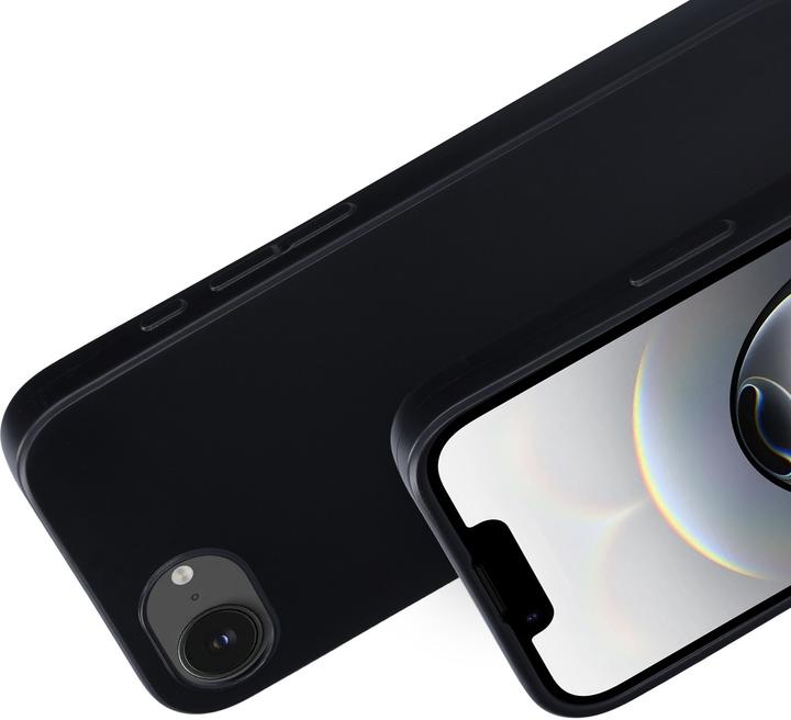 Actual product image Mobiparts Classic TPU Case Apple iPhone 16e Matt Black (Apple iPhone 16e)