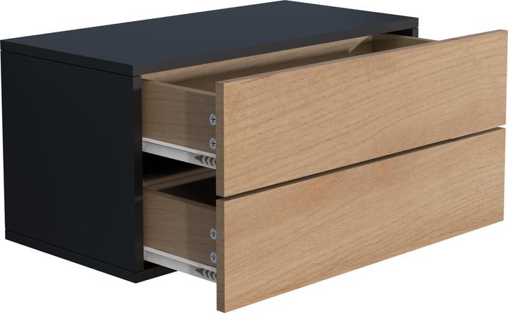 Image du produit VCM Tiroir mural en bois Table de chevet murale Tiroir Console Table de chevet Usal L 60 cm (60 x 32 x 32 cm)
