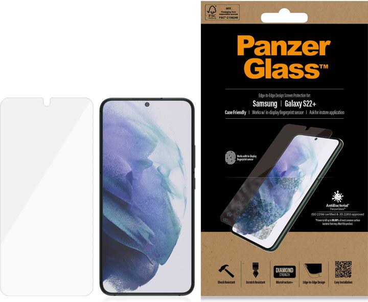 Produktbild PanzerGlass Case Friendly (1 Stück, Samsung Galaxy S22+)