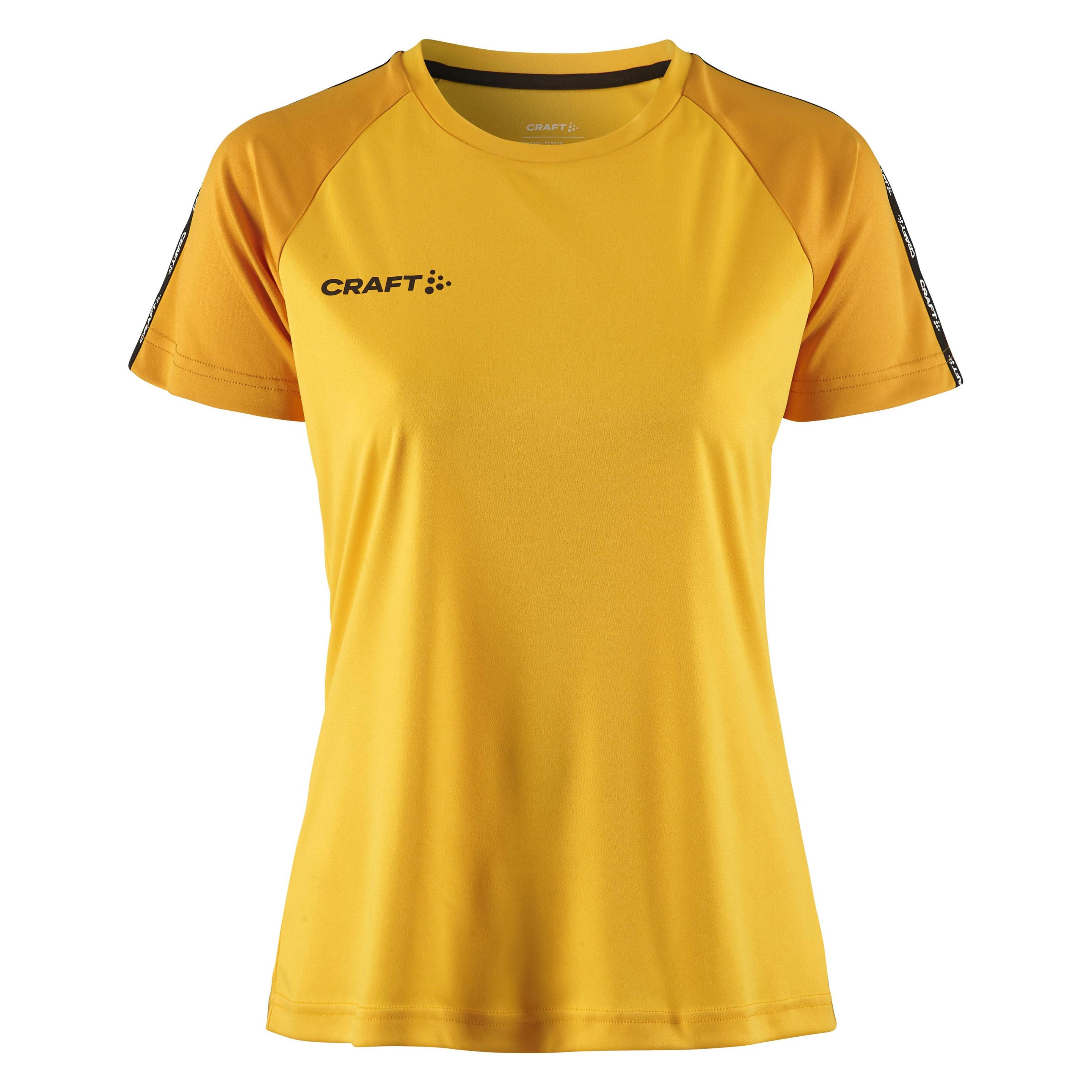 Craft, Damen, Sportshirt, Squad 2.0 Contrast Jersey W (L), Gelb, L