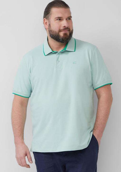 Produktbild S.Oliver Polo-Shirt Sportives Piqué-Poloshirt mit Kontrast-Details (XXL)