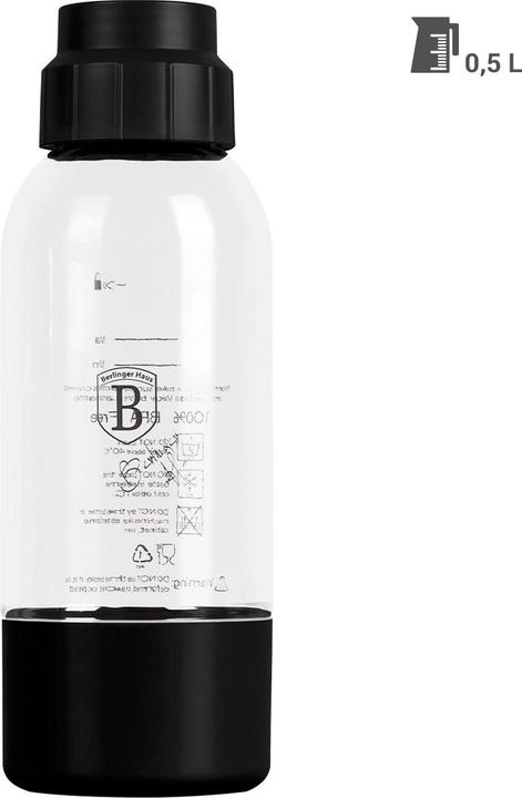 Produktbild BerlingerHaus Wassersprudler-Flasche, 0,5L, schwarz