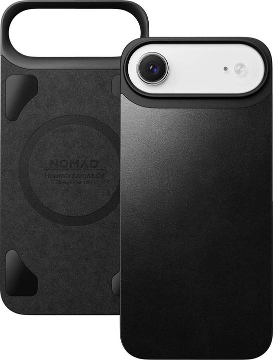 Image du produit Nomad Magnetic Leather Back Magsafe Backcover für Apple iPhone 17 Air schwarz (Horween) (Apple iPhone 17)