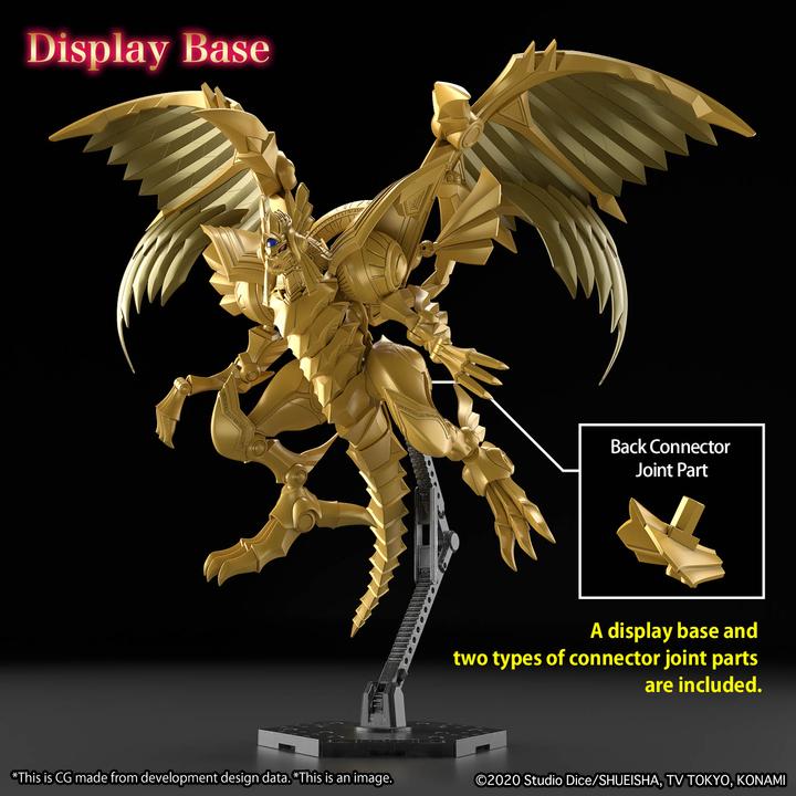 Actual product image Bandai YU-GI-OH! -Figure-rise stand. Amplified Winged dragon of Ra -Model Kit