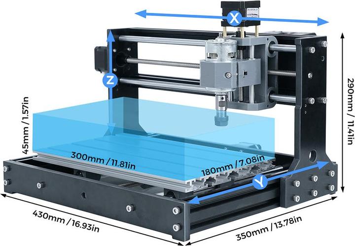 Image du produit Twotrees Fraiseuse CNC TTC3018S + Kit de protection incendie
