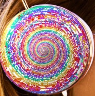 Rose gold, Distressed Rainbow