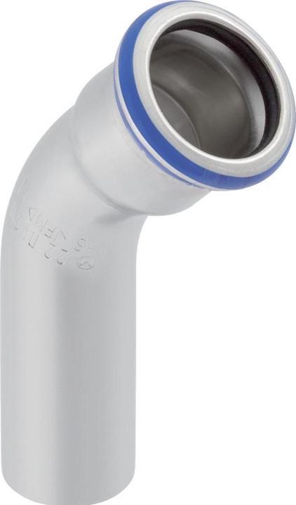 Actual product image Geberit Mapress Stainless steel single socket elbows 45 ° 42 mm - 32707 (Angled connection)