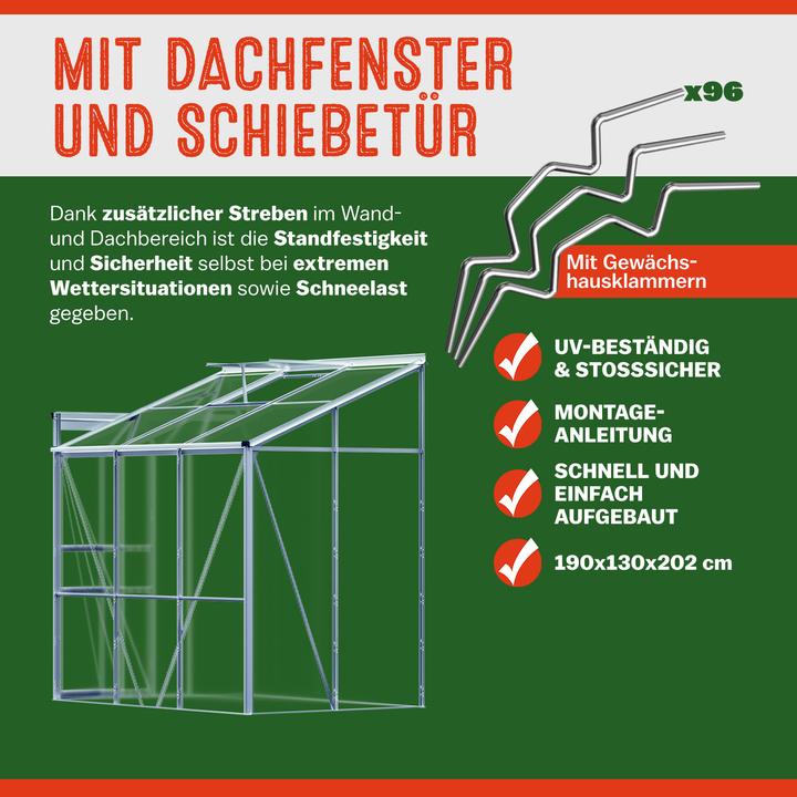 Actual product image Gardebruk Greenhouse
