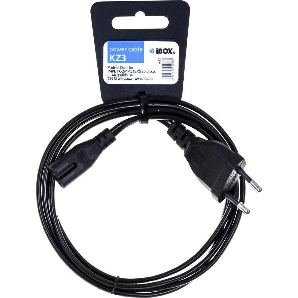 Thumbnail - iBox KZ3 CEE7/4 IEC 320 (1.50 m), Stromkabel