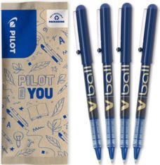 Image du produit Pilot FlowPack V-Ball 07 bleu x4 (4x)