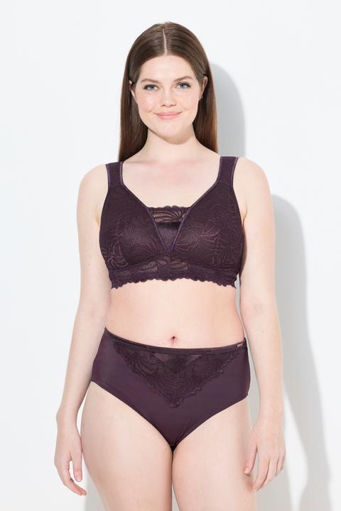 Produktbild Ulla Popken Bralette, Spitze, ohne Bügel, Cup B - F (100 B)