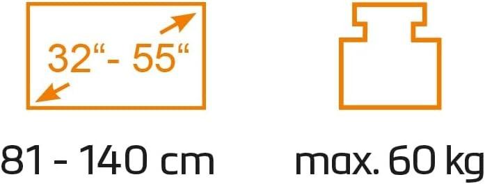 Produktbild myWall Zum Einbau in Möbel, mit SMART HOME Steuerung per Tuya APP, Sprache (Alexa / Google Home) & Fun (60 kg, 32" - 55")