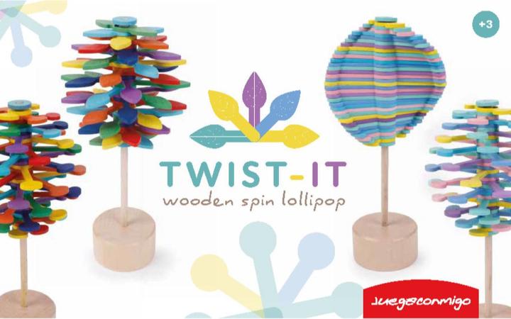 Produktbild Juegaconmigo Twist-It Baum Regenbogen-Farben