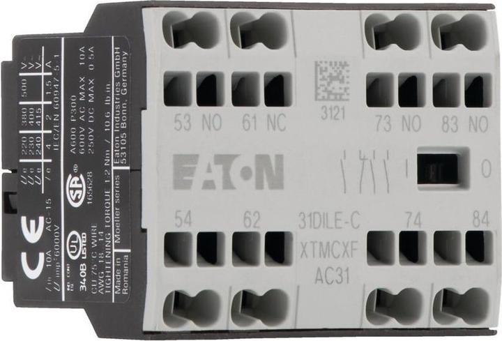 Actual product image Eaton Auxiliary switch module, 4-pole, 3 S, 1 230262