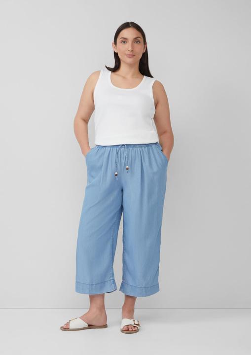 Immagine prodotto S.Oliver Jeans-Hose Lyocell-Culotte / Relaxed Fit / Mid Rise / Wide Leg / Elastikbund (44)