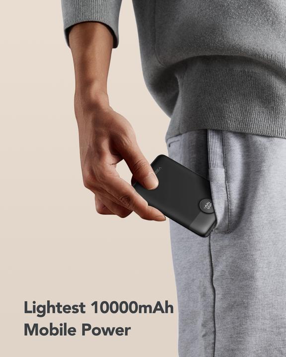Actual product image Veger C11 VG-W1170 PowerBank 10000mAh smallest PD20W with cables bulit-in (10000 mAh, 22.50 W, 38.50 Wh)