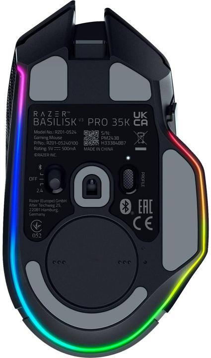 Image du produit Razer Basilisk V3 Pro 35K (Sans fil, Filaire)