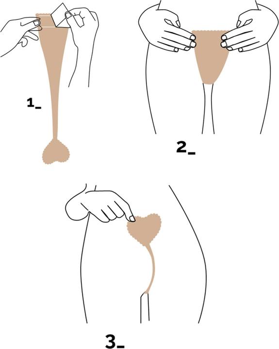 Produktbild Sellmark Ultra unsichtbarer Klebestreifen für Frauen (S, Einzelpack)